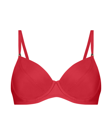 Luxe Bikini Top, Red