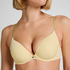 Plunge Padded Underwired Bra, Yellow