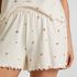 Pyjama Short Pointelle, White