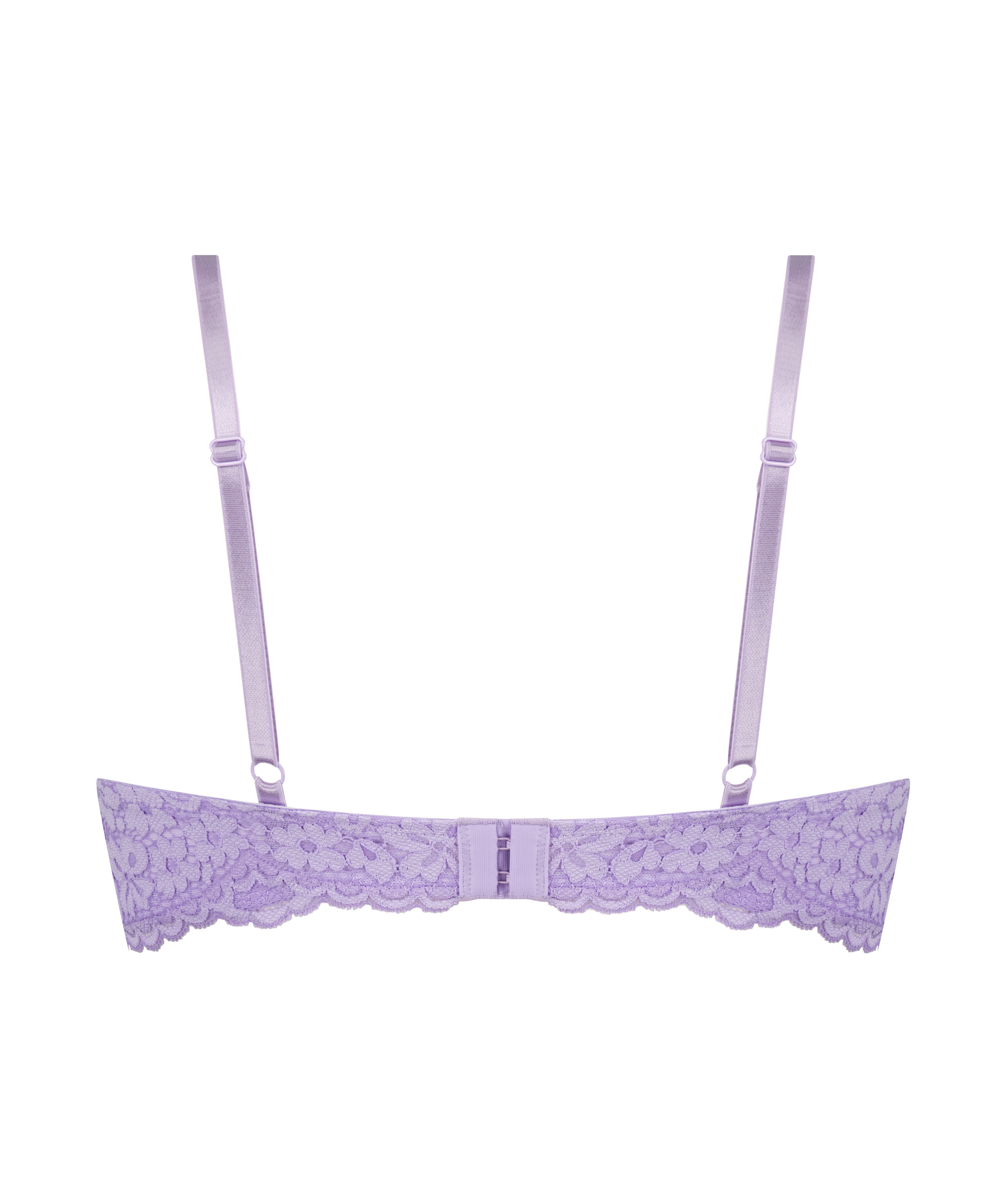 Rose padded push-up bra, Purple, main