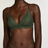 Miley padded non-underwired bra, Green