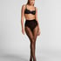 Tights 15 Denier Graphic Lines, Black