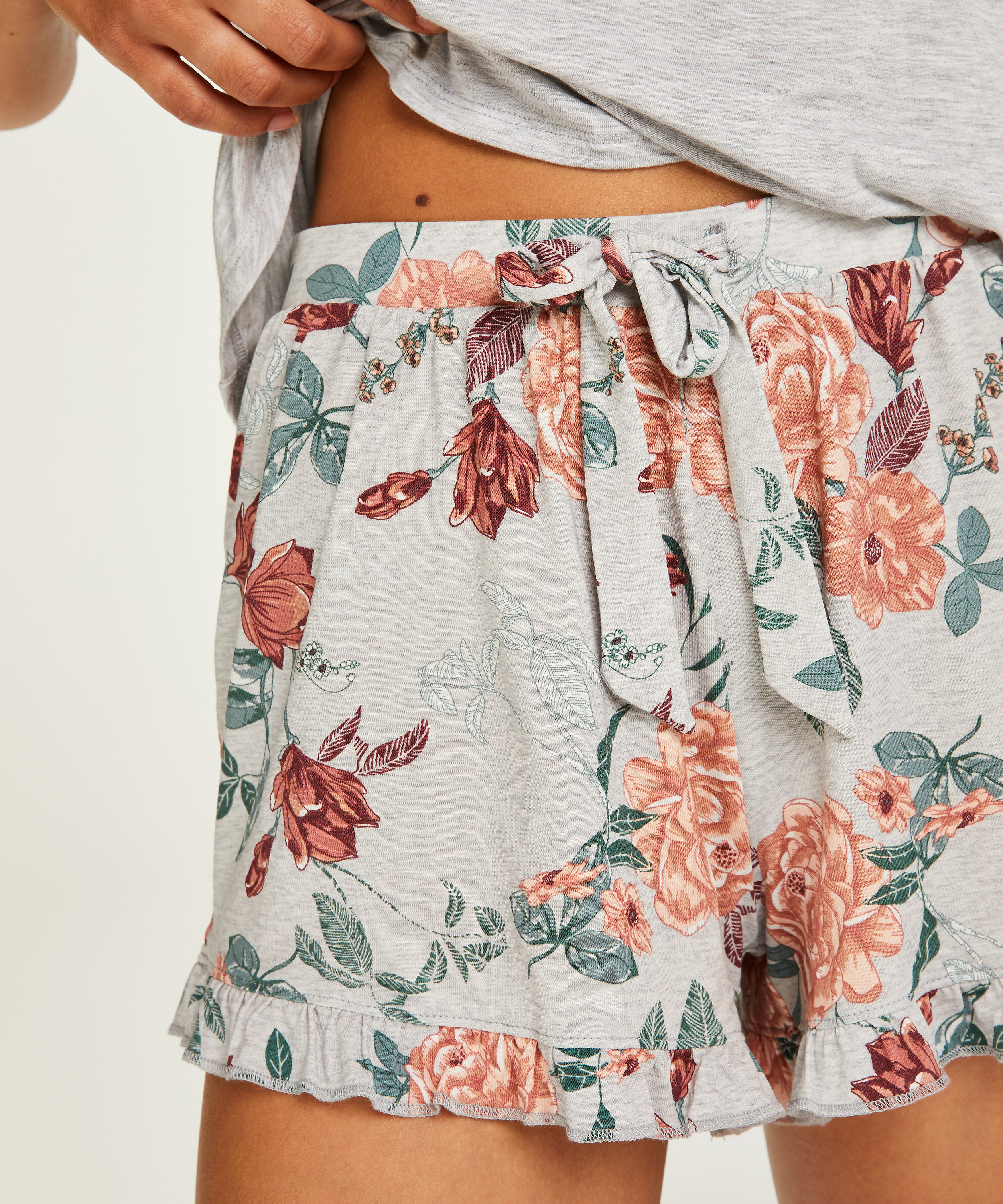 Short Pyjama Set, Gray, main