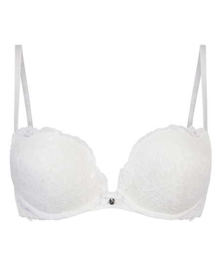 Marine Padded Underwired Maximizer Bra, White