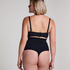 Seamless Enhancing High Waisted Thong, Black
