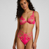 High Waisted Highleg Thong Beatrice, Pink