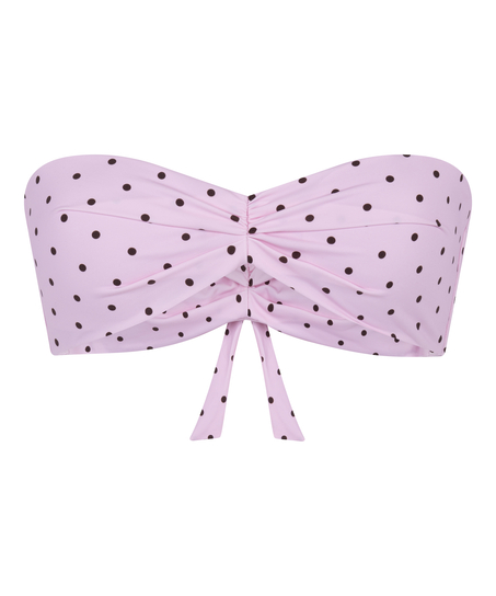 Bandeau Bikini Top Alicante, Pink