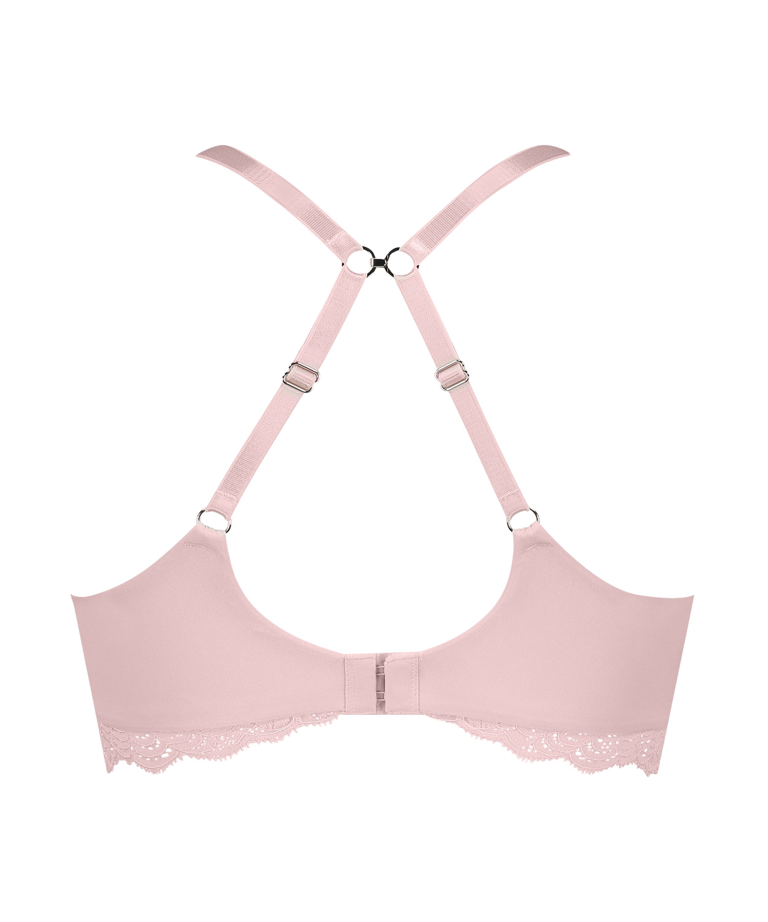 Andrea Padded Non-Wired Bra, Pink, main