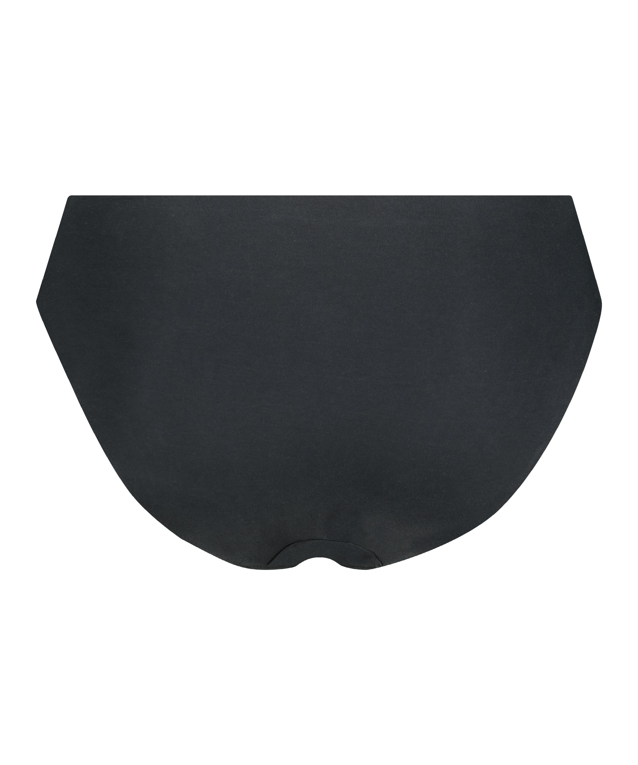 Invisible cotton boxers, Black, main