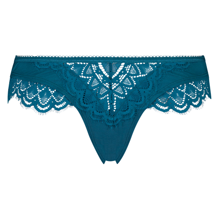 Ariana High Leg Brazilian, Blue