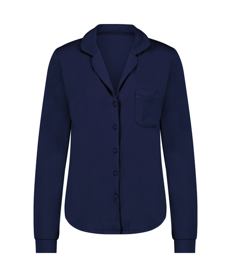 Essential Jersey Long-Sleeved Jacket, Blue