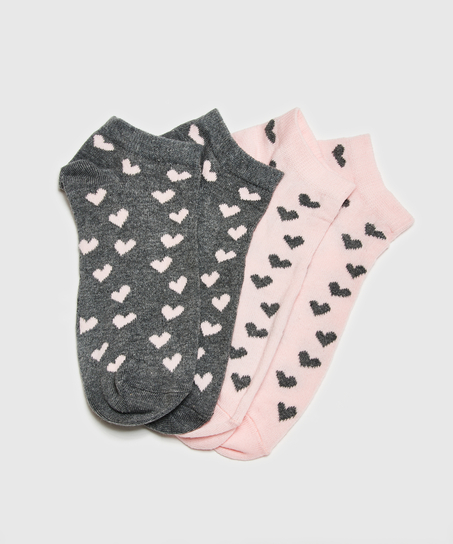 2 Pairs Of Socks, Gray