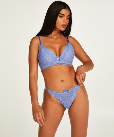 Bessie Padded Non-Wired Bra, Blue