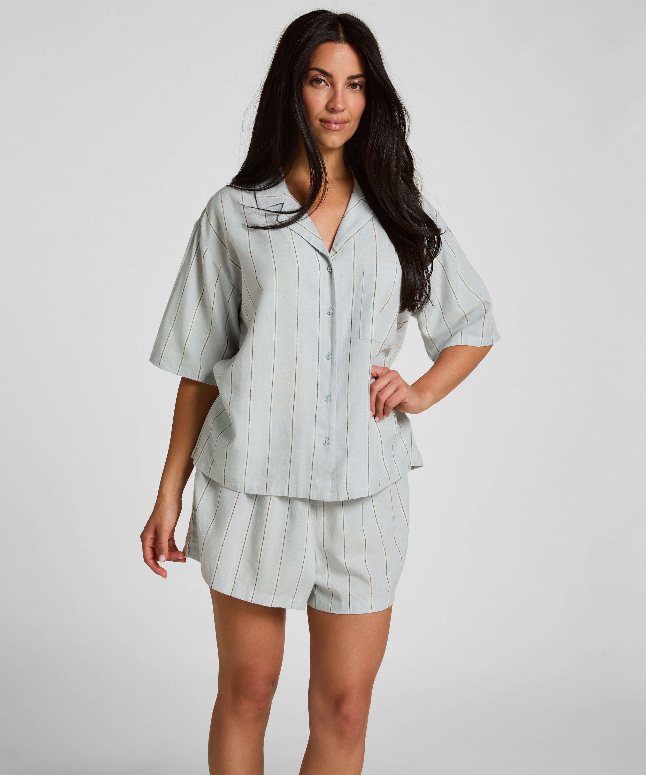 Jacket Linen, Blue