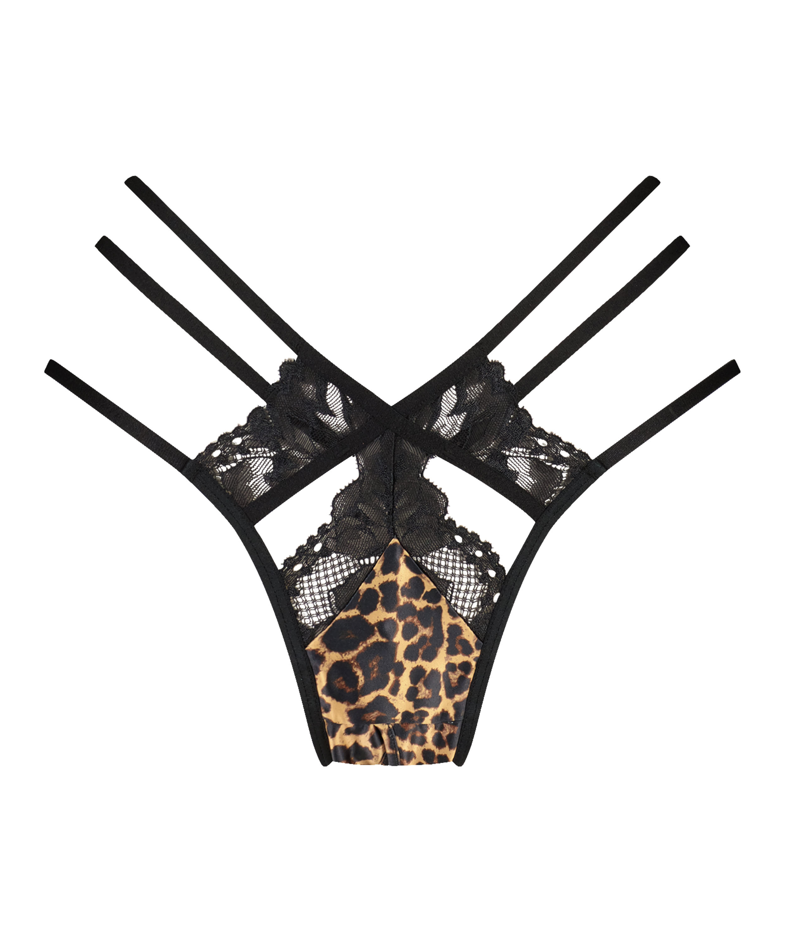 Ellie Open Crotch Brazilian, Black, main