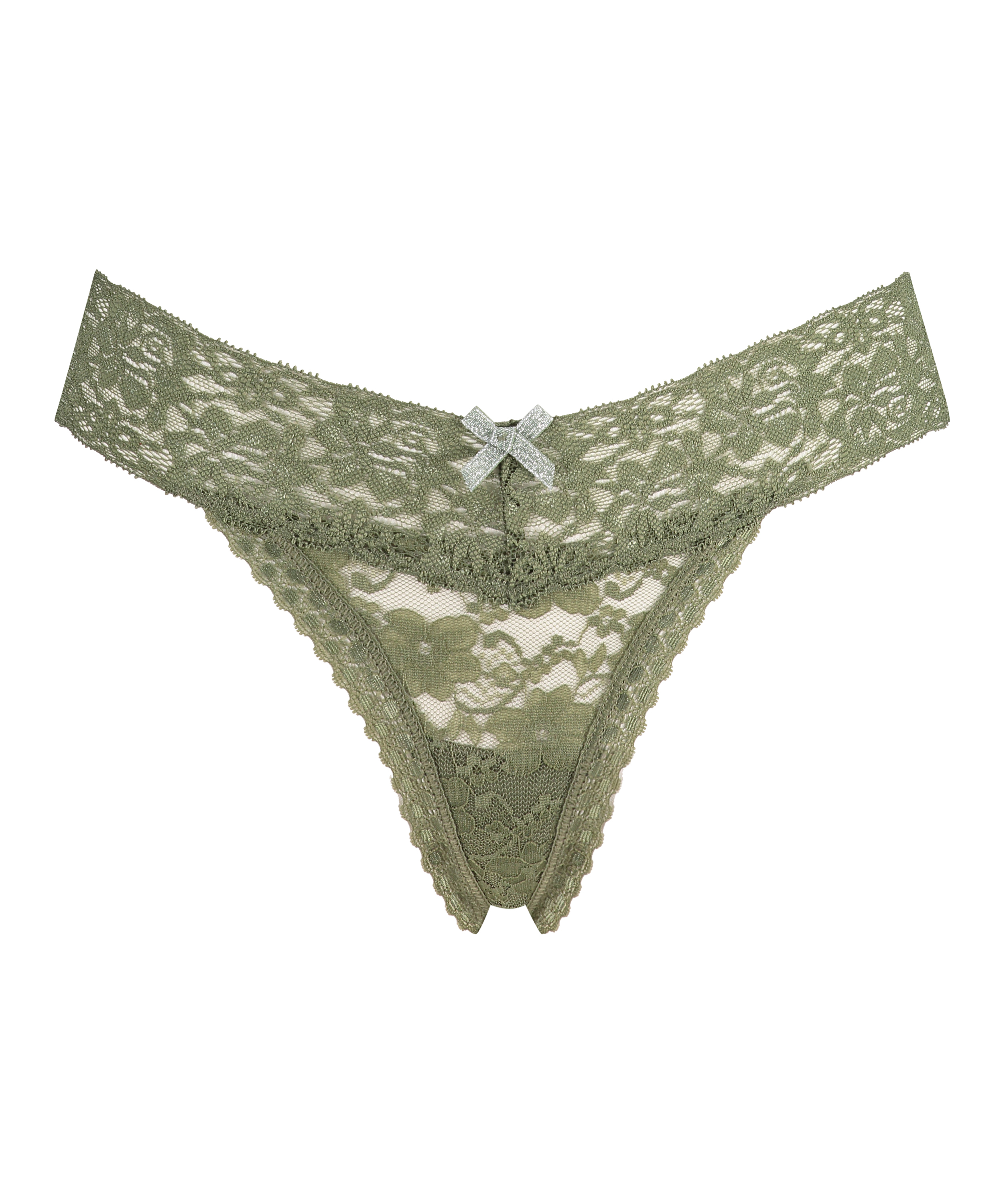 Extra Low V-Thong, Green, main