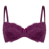 Teddy Padded Underwired Bra, Purple
