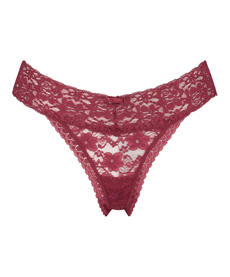 Extra Low V-Thong, Red