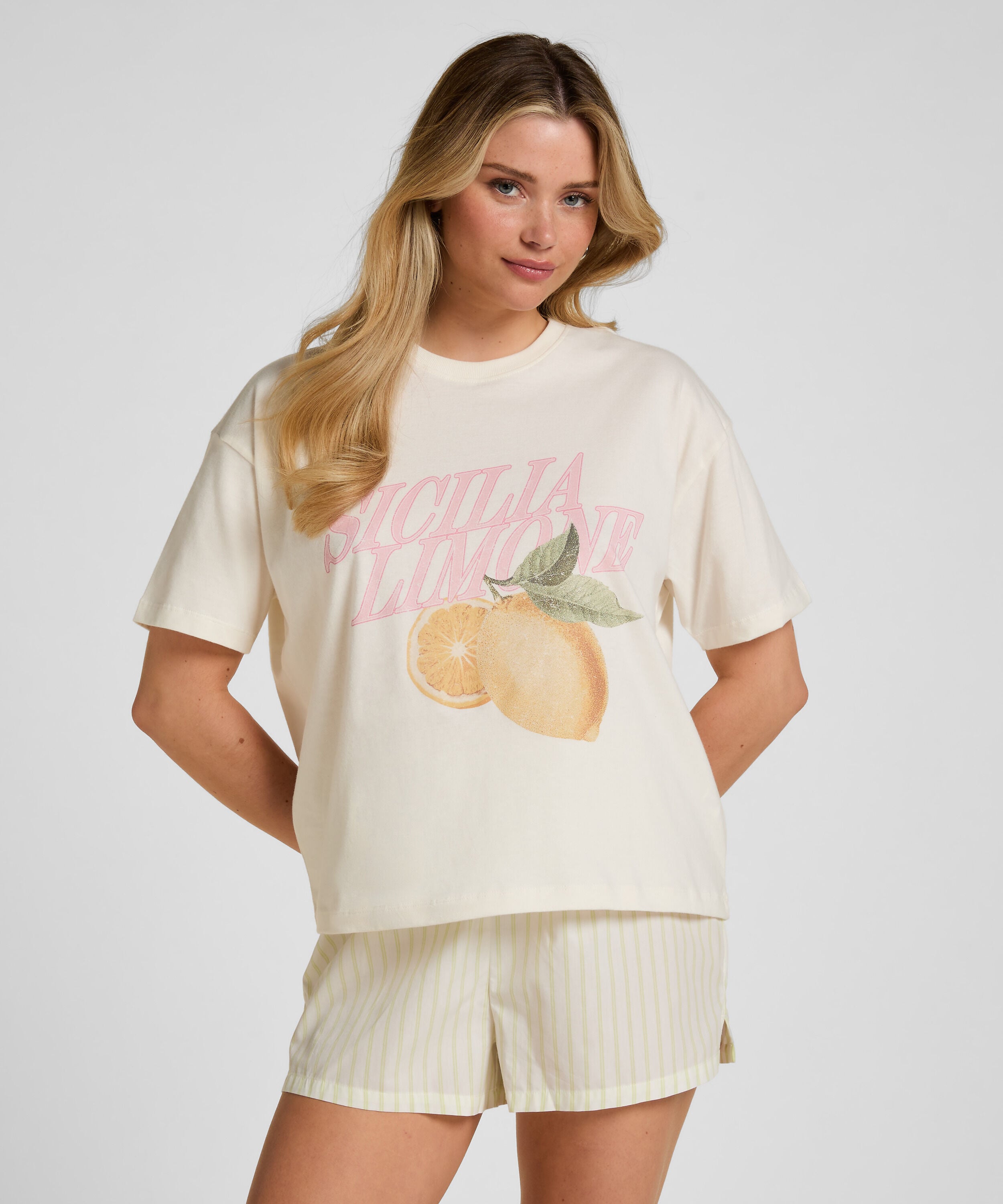 T-shirt with Print, White