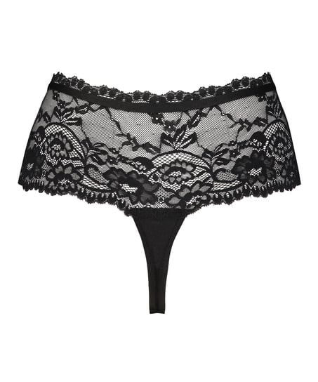 Alda boxer thong, Black
