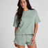 Pyjama Top Waffle, Green