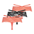 3-Pack Francesca Boxer Thong, Orange