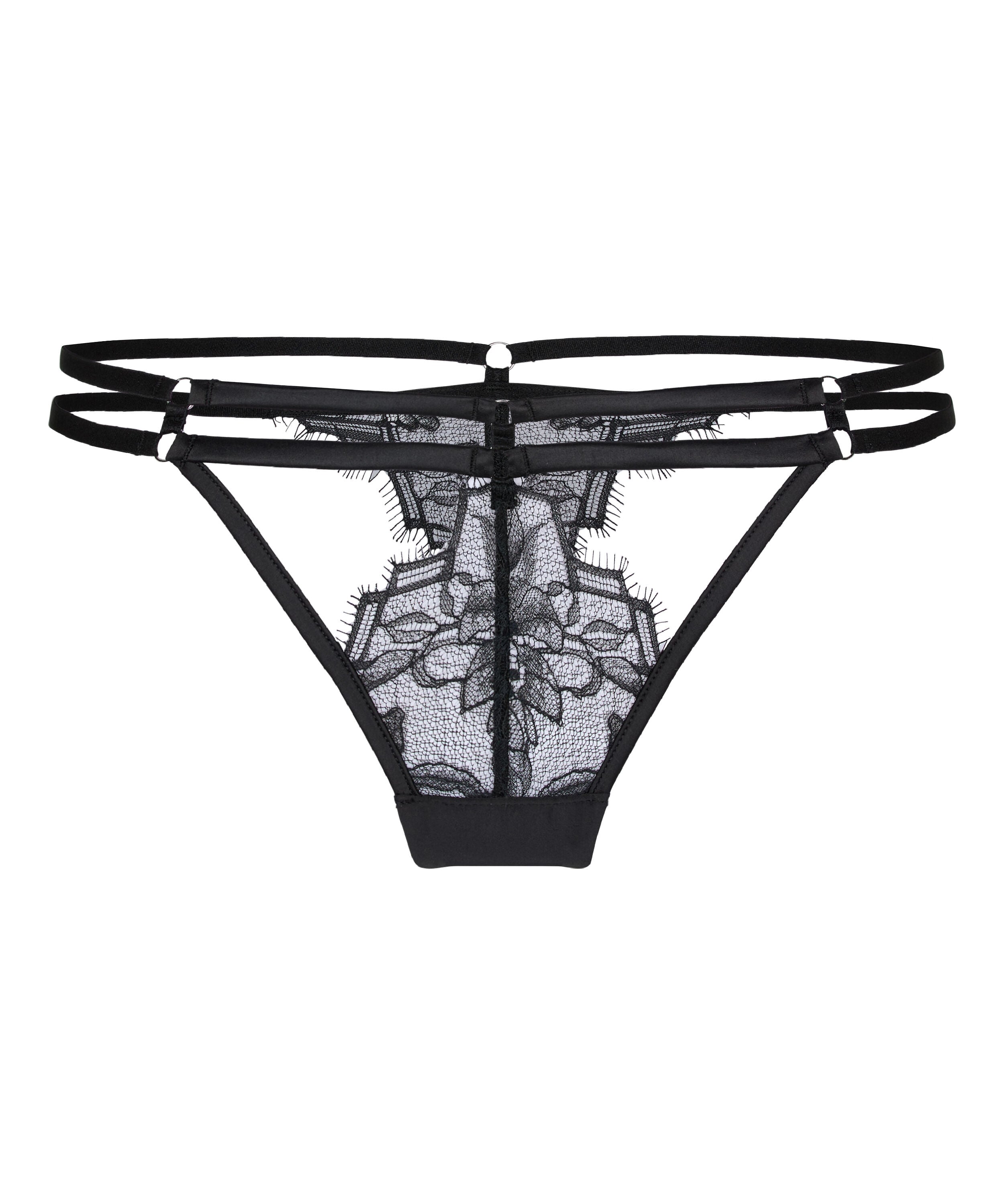 Highleg Thong Bea, Black
