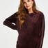 Velvet Shimmer maternity top, Purple