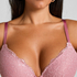 Marine Padded Push-Up Underwired Bra, Pink