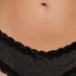 V-Shaped Microfibre Brazilian, Black