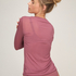 super soft Lace V-Neck shirt with Cashmere, Purple