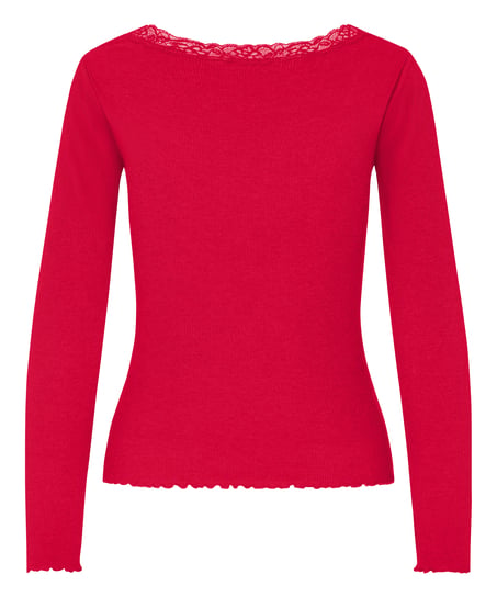 Top Jersey Lace, Red