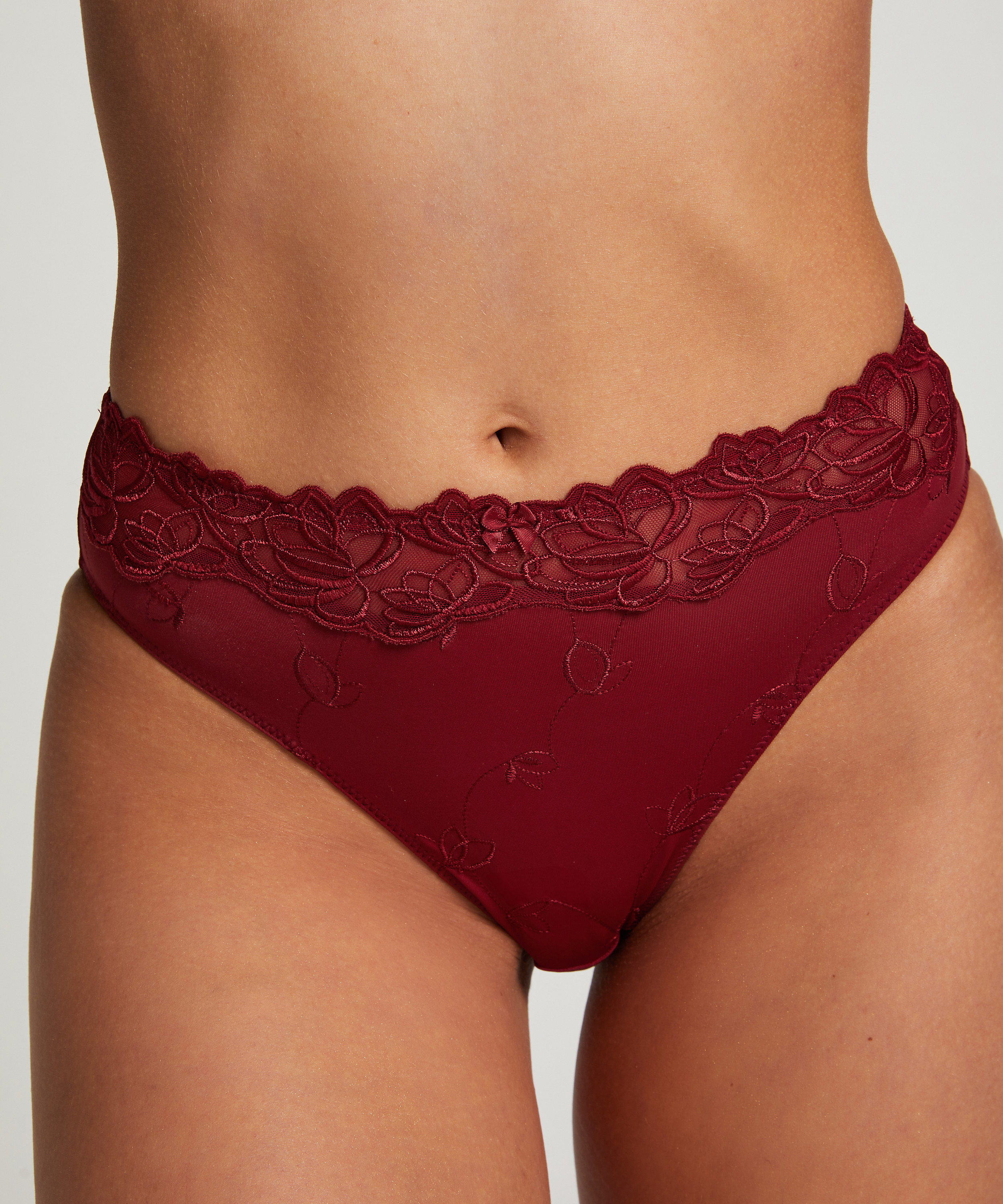 Diva High Knickers, Red, main
