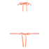Peachy Triangle Bikini Top, Orange