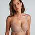 Anya Padded Underwired Bra, Brown