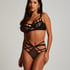 Sting Open Crotch Brazilian, Black