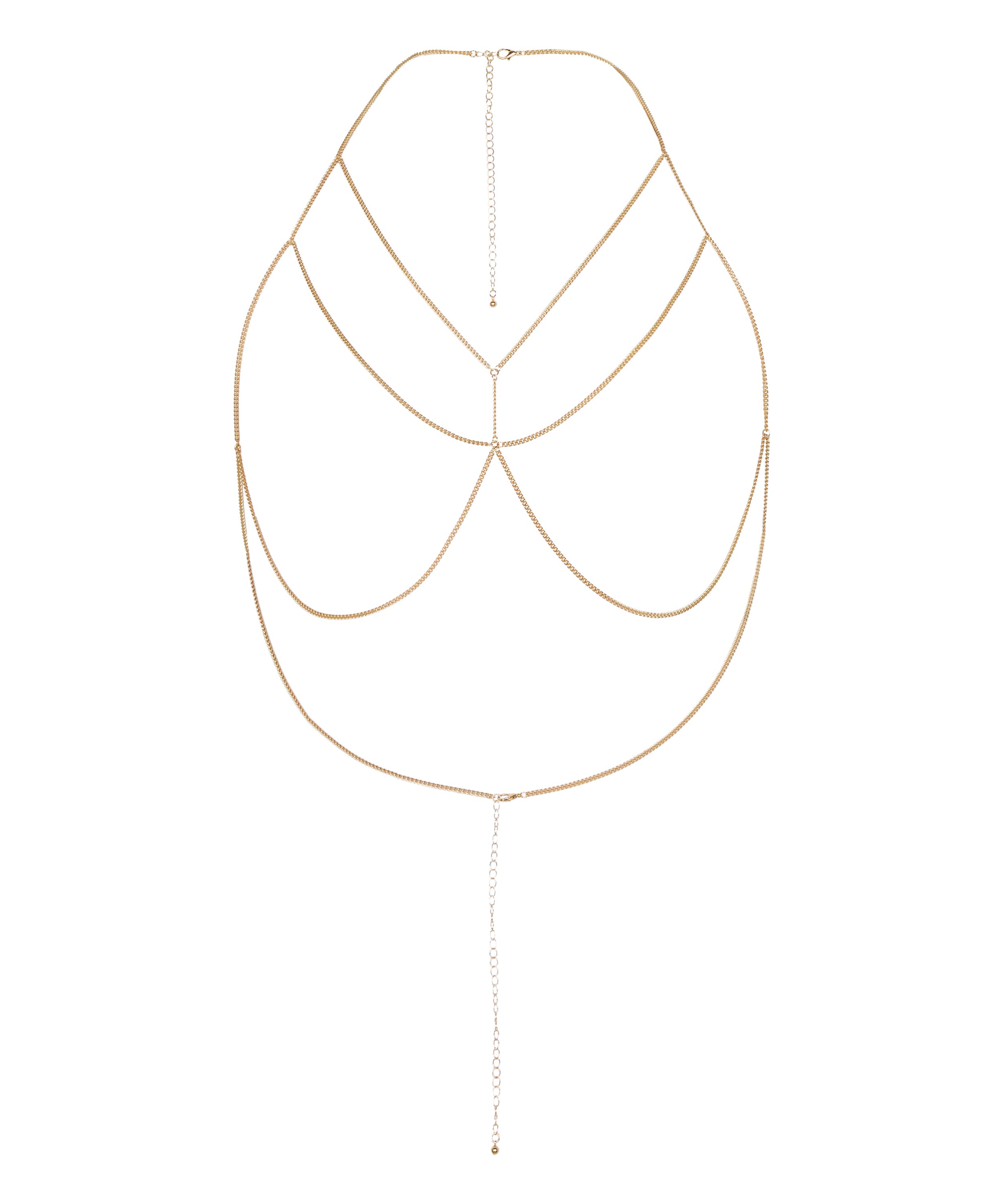 Bra Body Jewellery, Yellow, main
