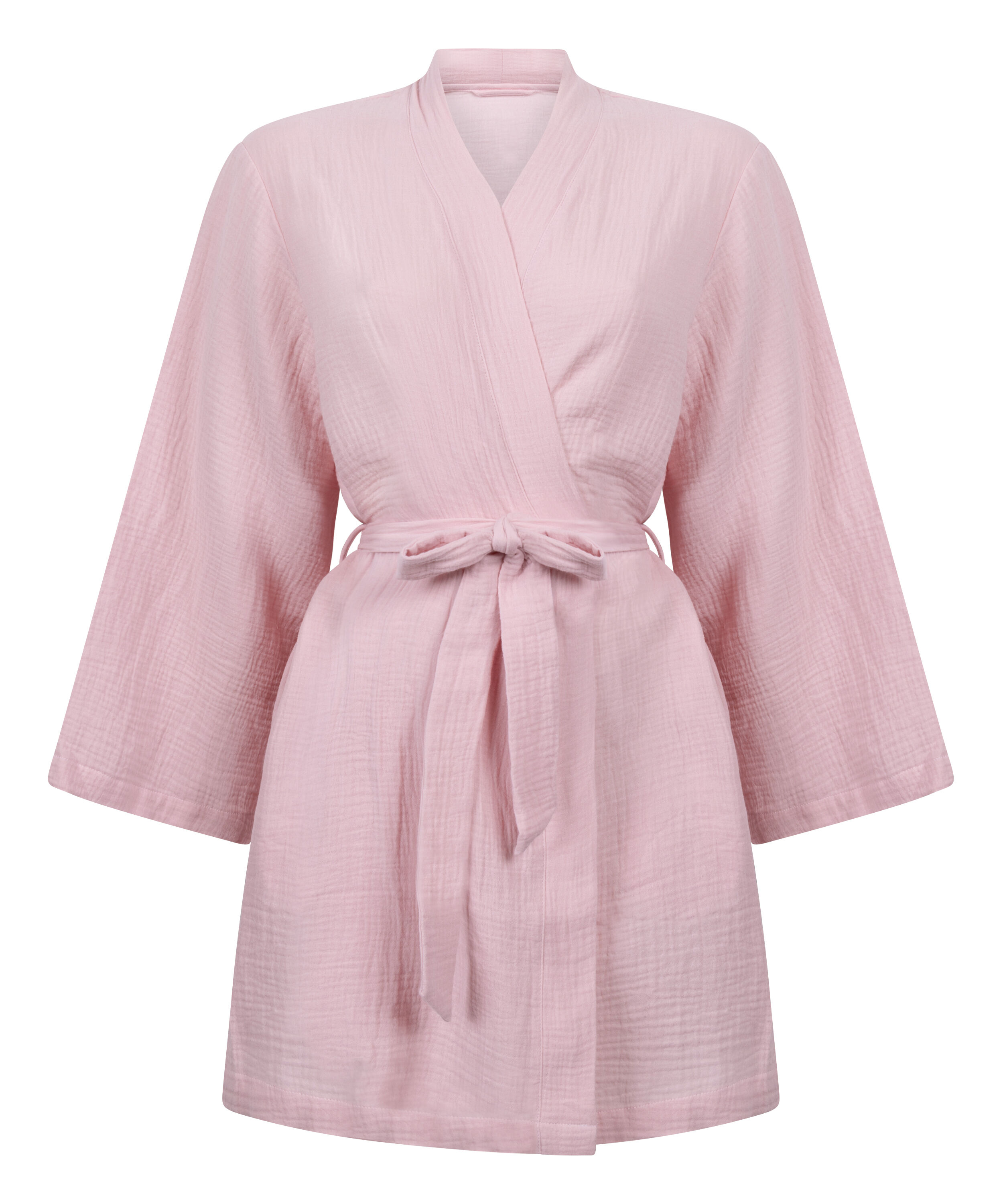Muslin Robe Short, Pink