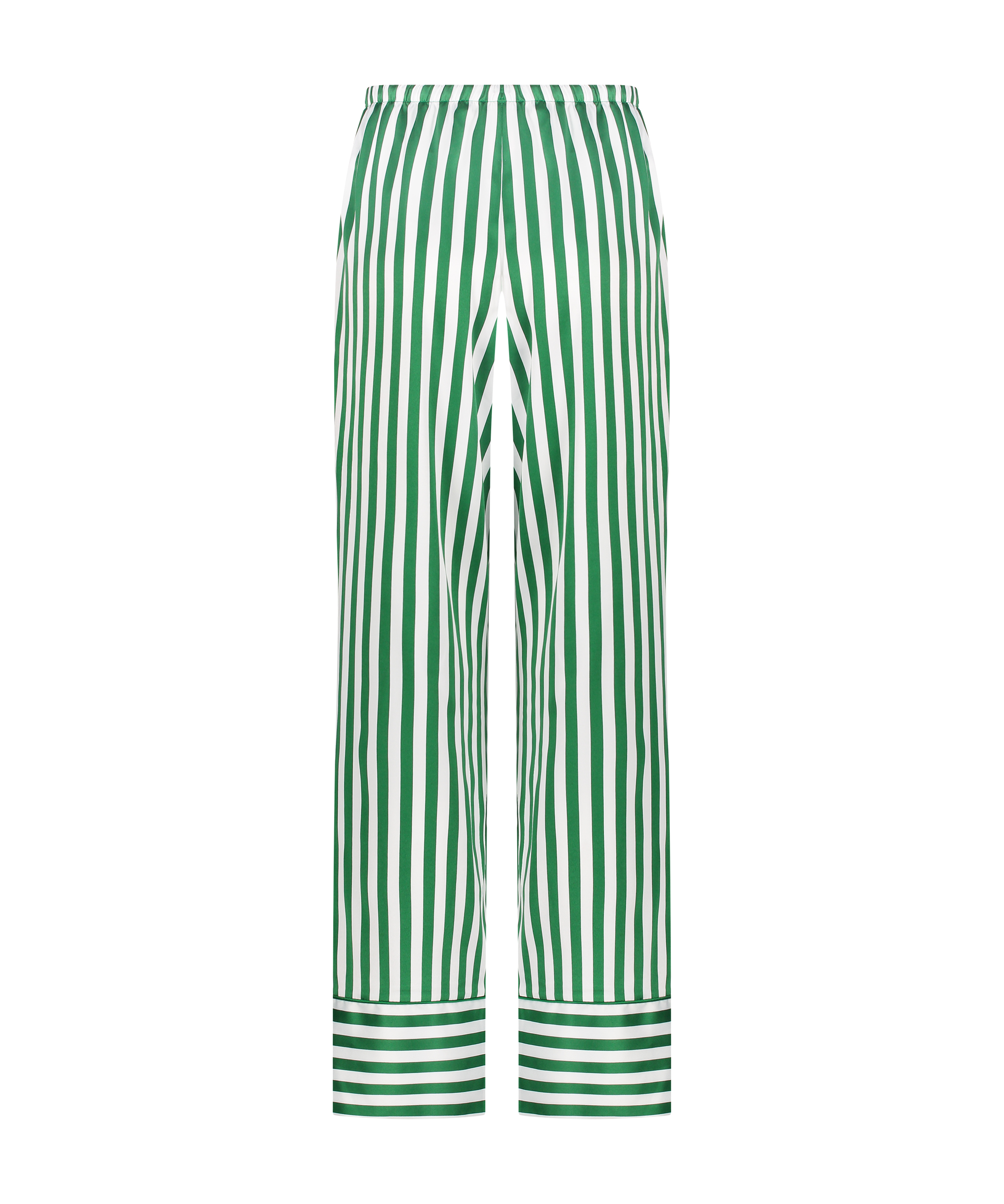 Satin Trousers, Green, main