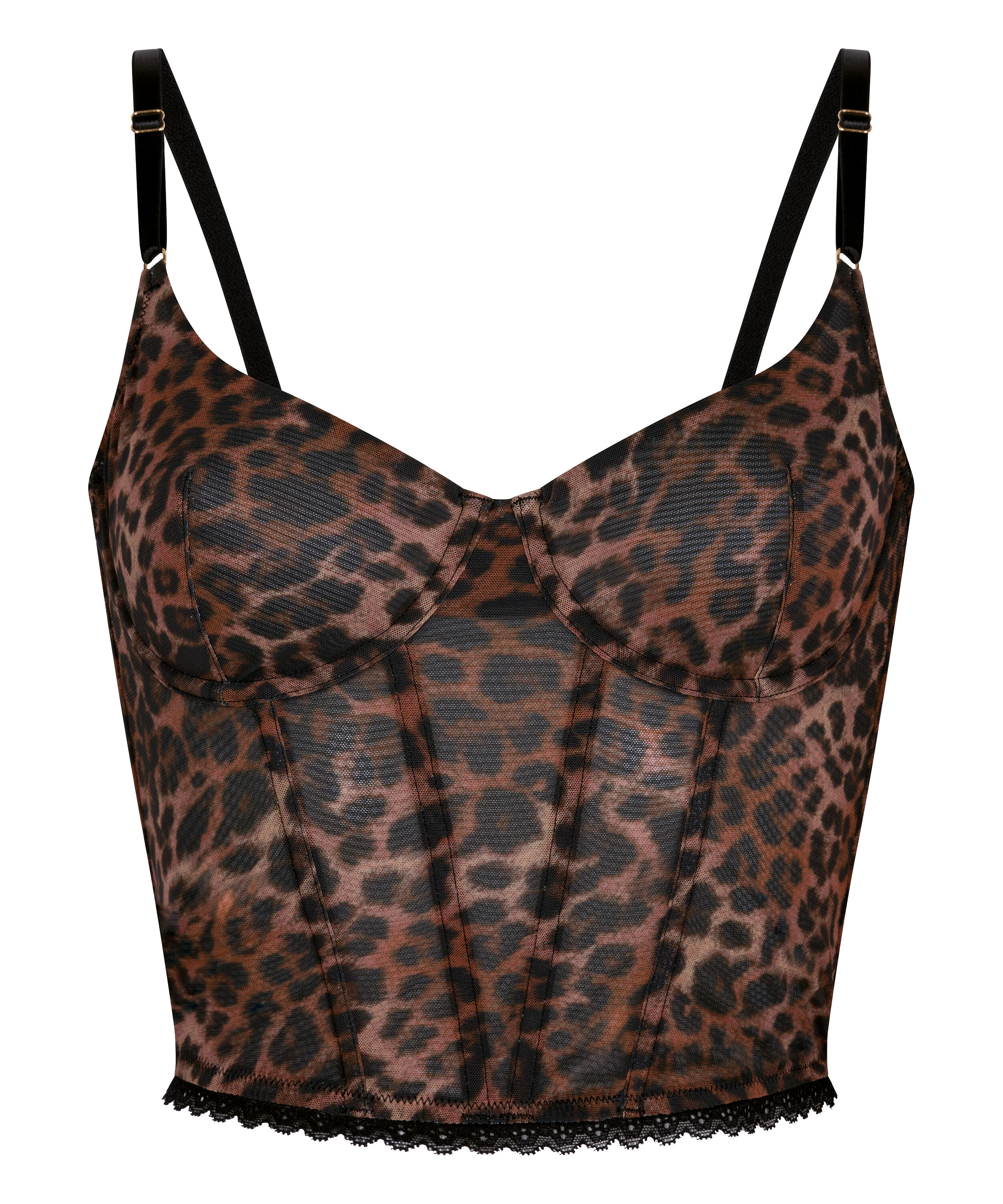 Ella Non-Padded Underwired Bra, Brown