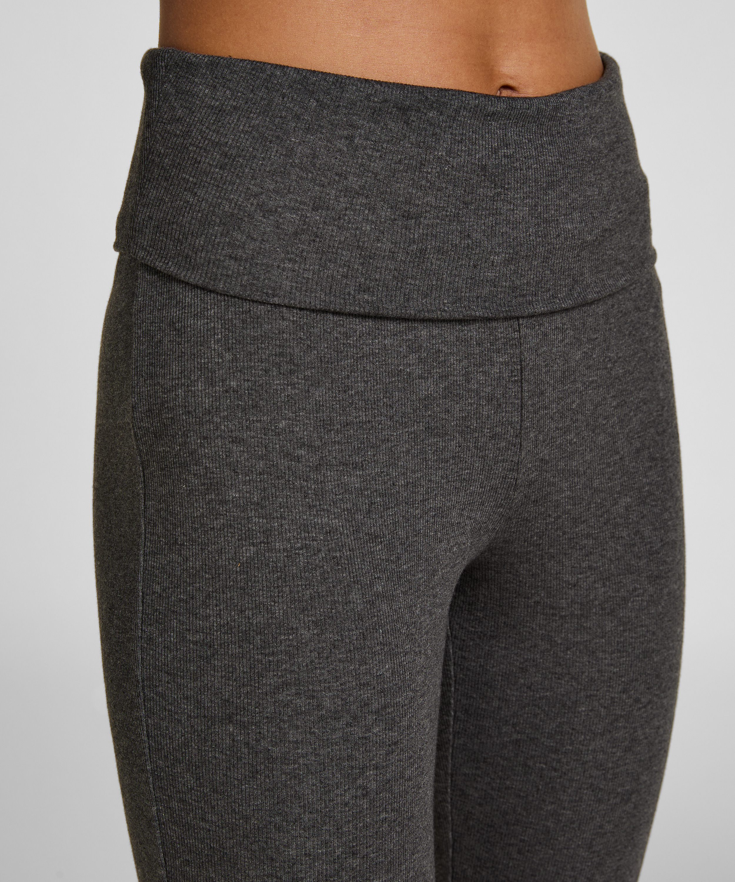 Flared Lounge Pants, Gray, main