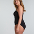 Scallop swimsuit, Black