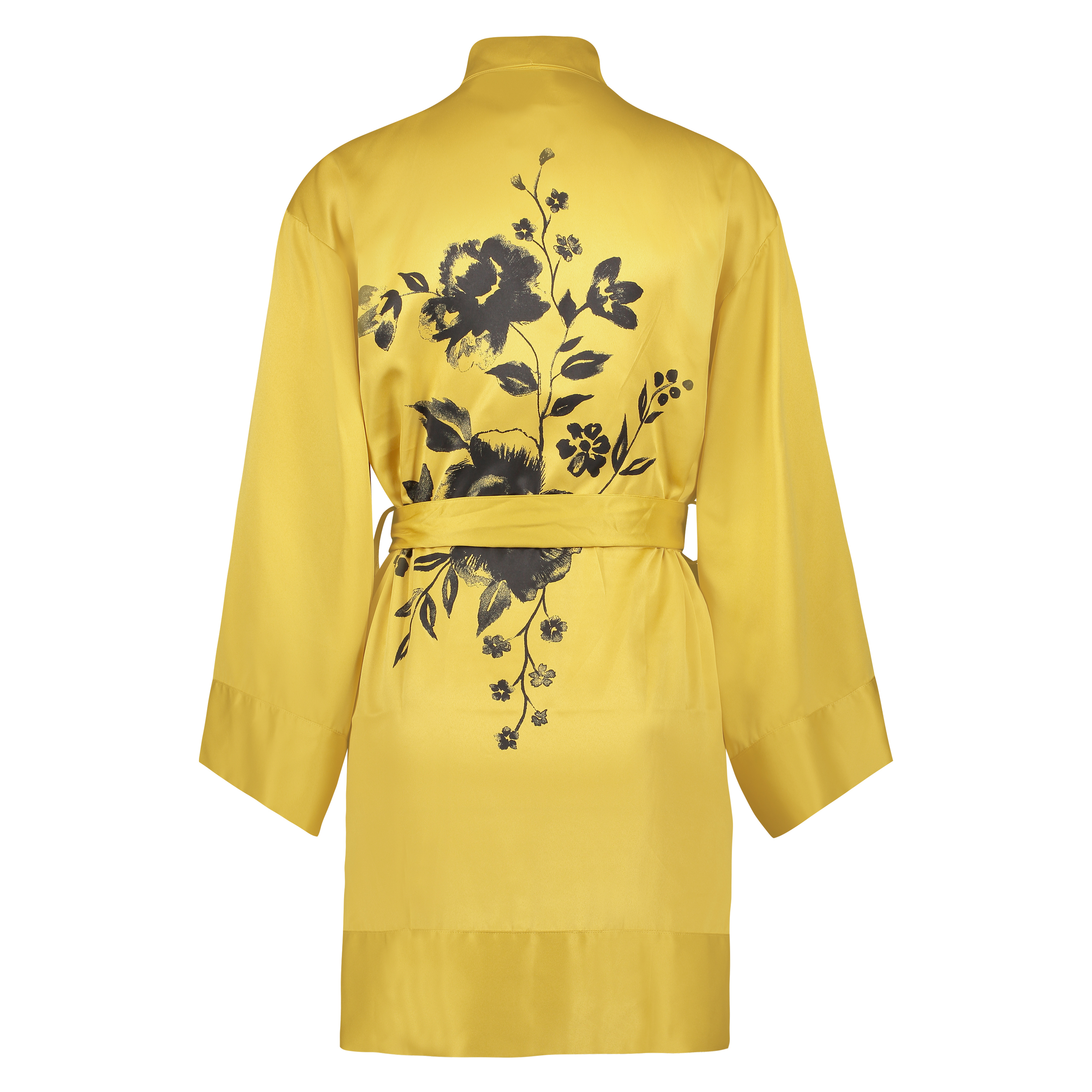 Kimono Satin Flower, Yellow, main