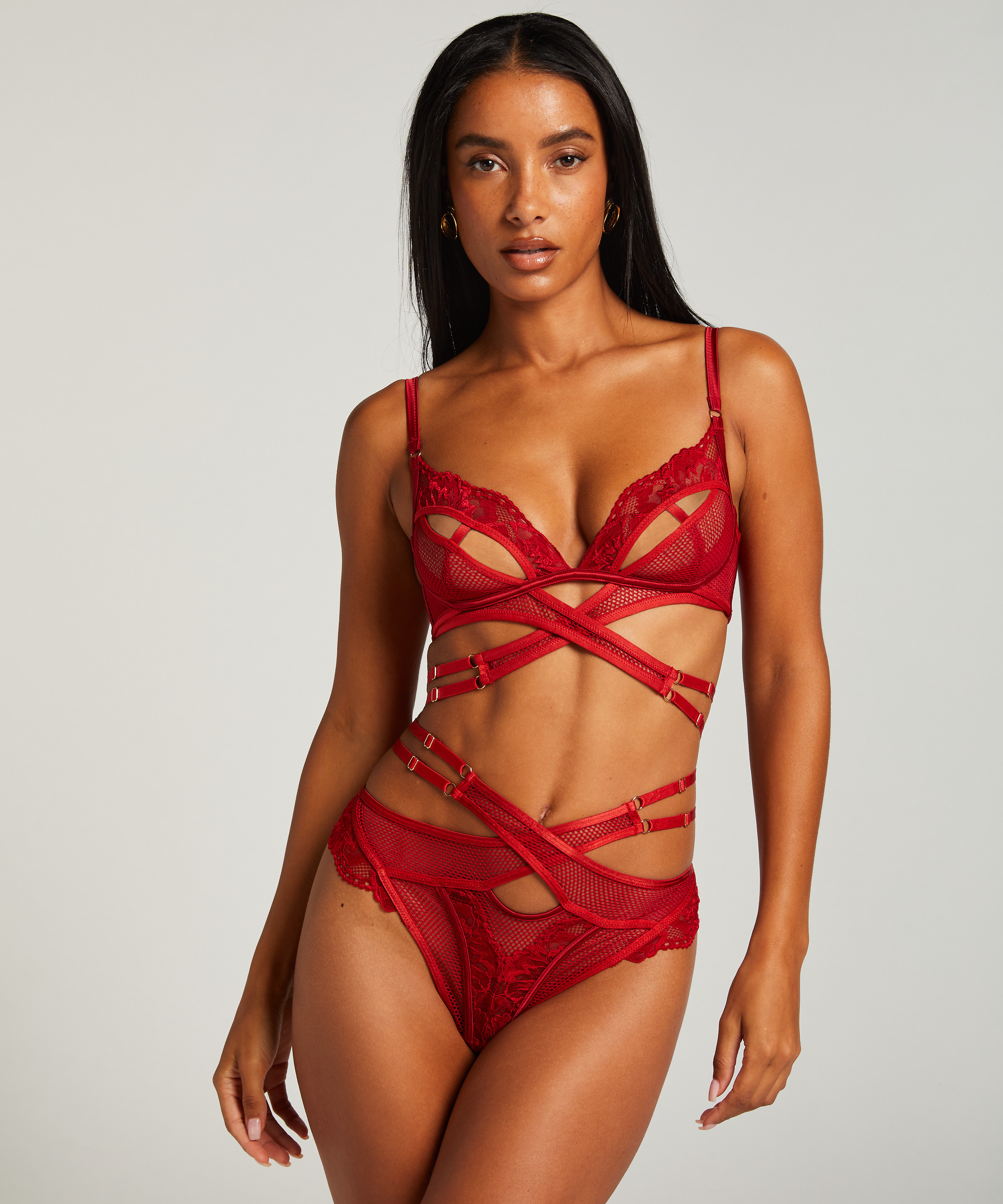 Pleasure High Thong, Red, main