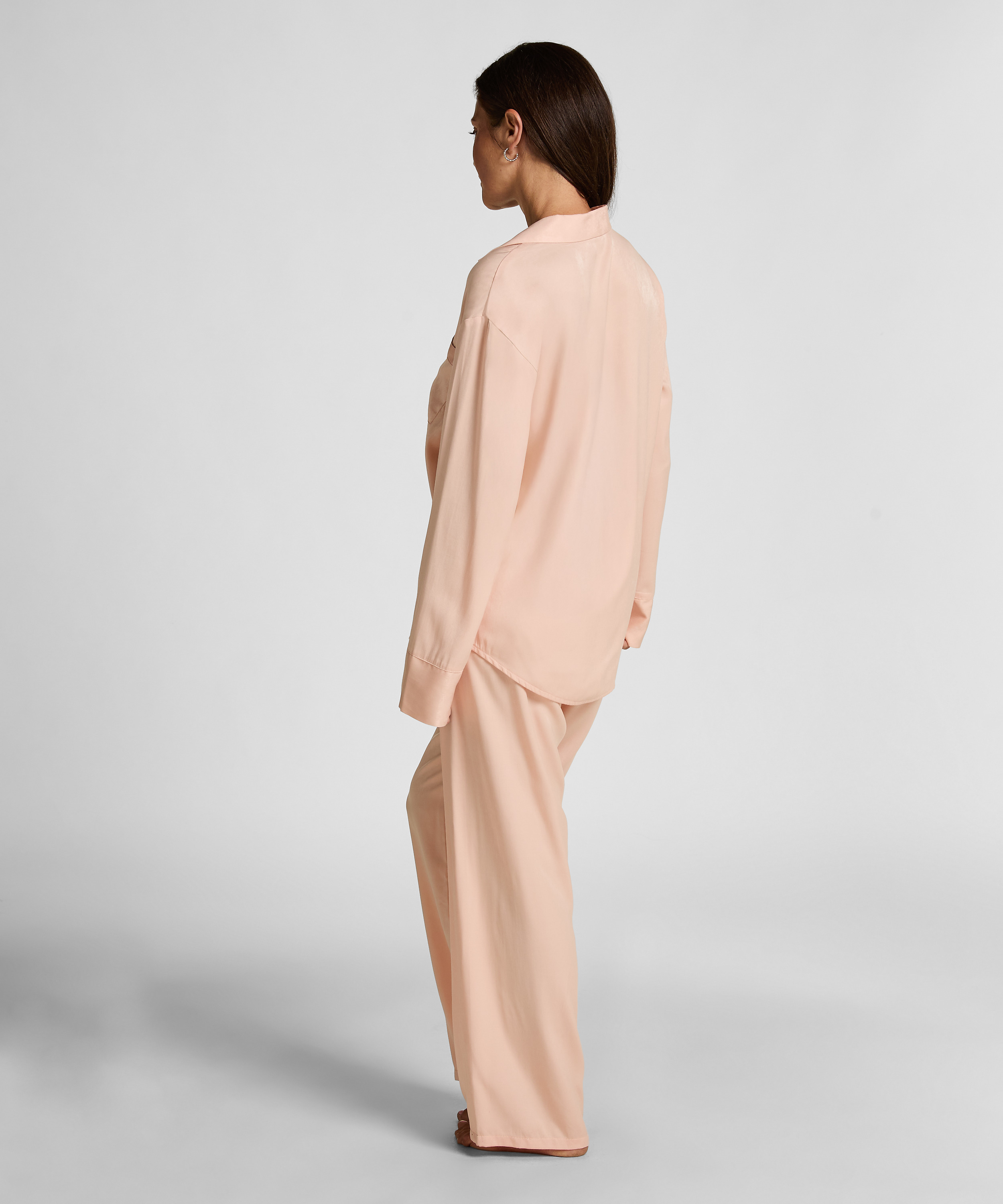 Satin Trousers, Pink, main
