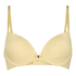 Plunge Padded Underwired Bra, Yellow
