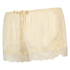 Satin pyjama shorts, Beige