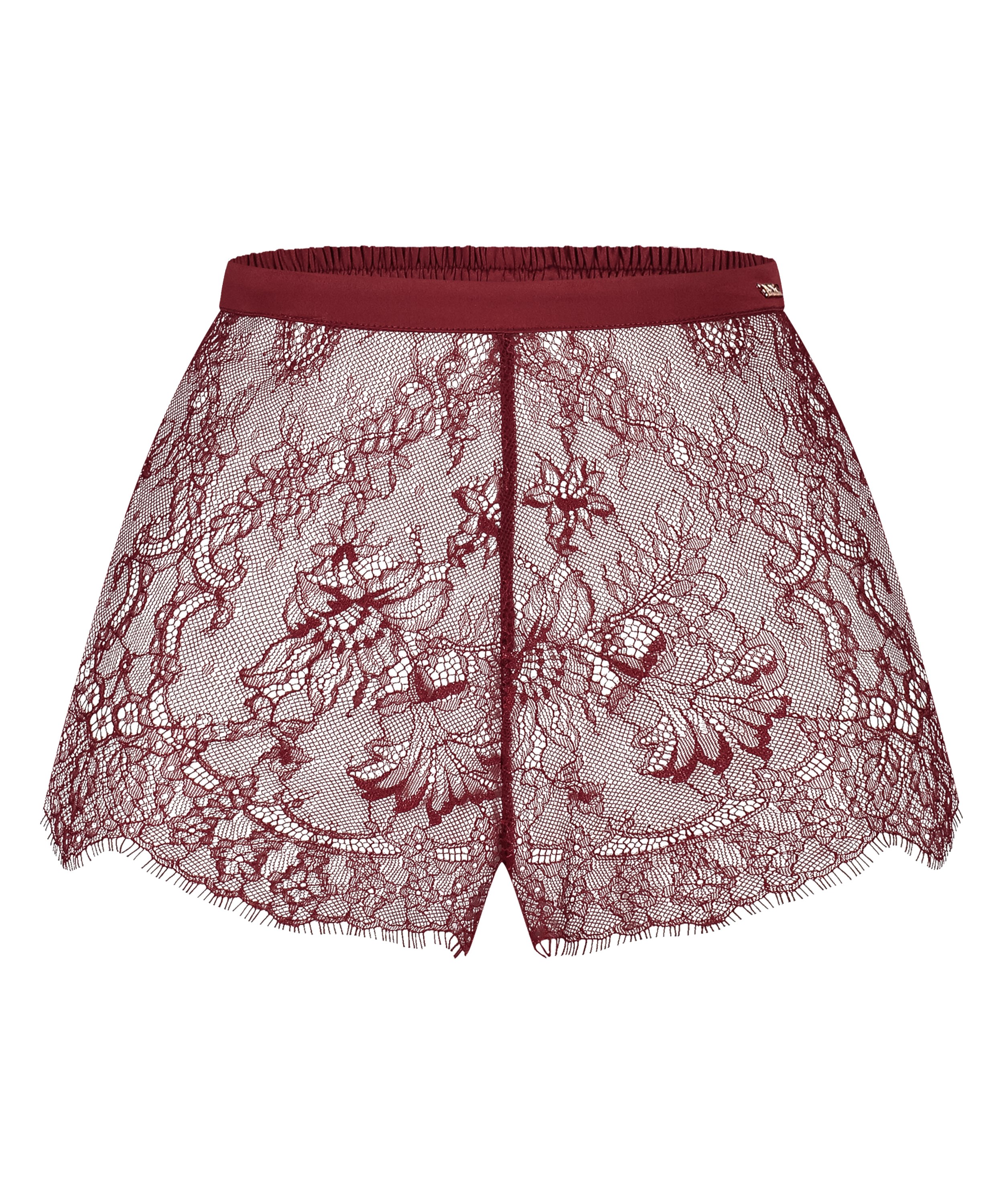 Delphine Lace Shorts, Red, main