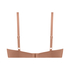 Smooth Padded Underwired Push-Up Bra, Brown