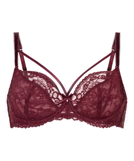 Isadora Non-Padded Underwired Bra, Red